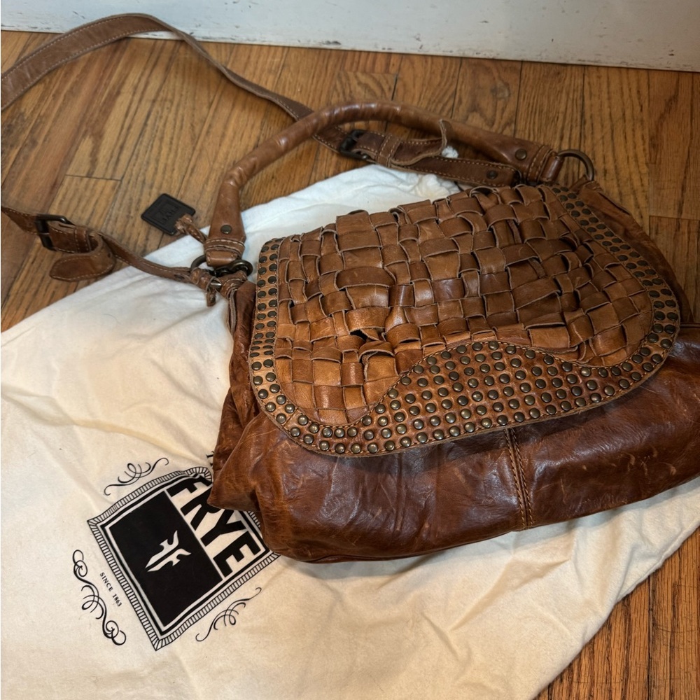 Frye Brown Leather Shoulder Bag